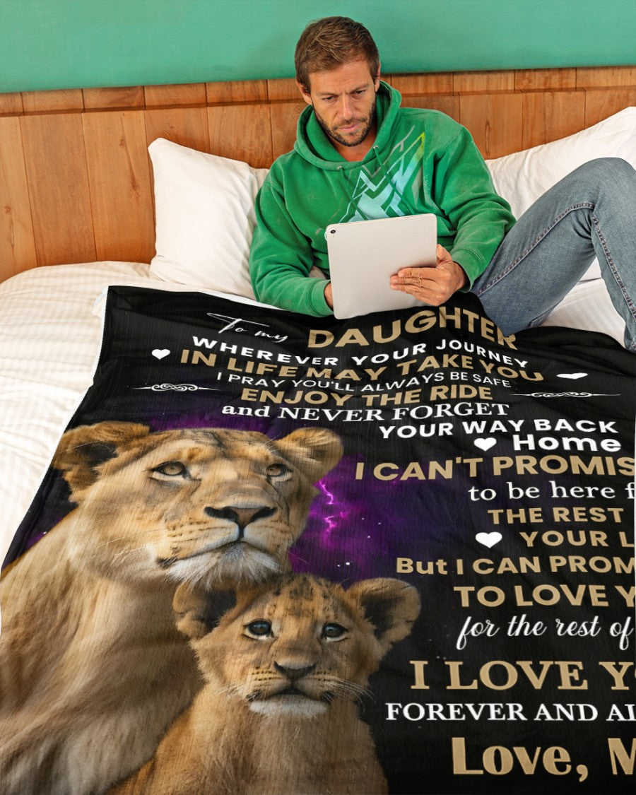 Special Gift For Your Daughter Blanket - From Mom (SKUB12-237)