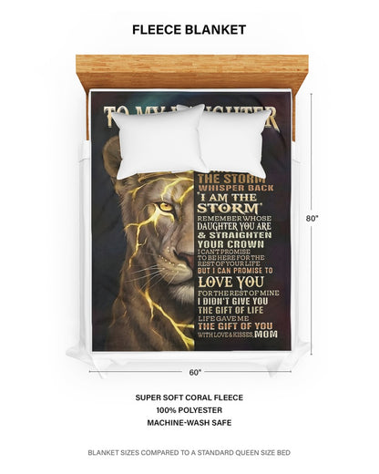 Special Gift For Your Daughter Blanket - From Mom (SKUB12-304)