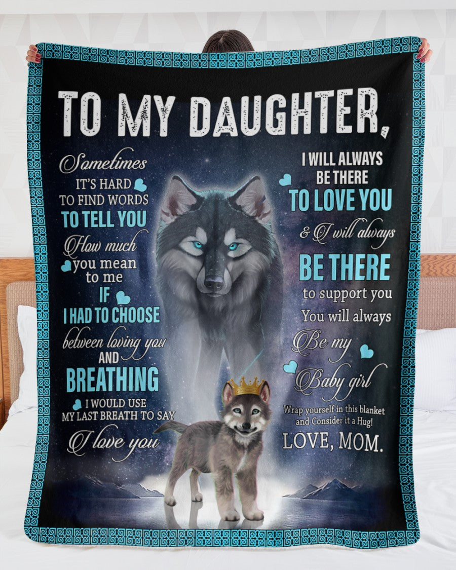 Special Gift For Your Daughter Blanket - From Mom
