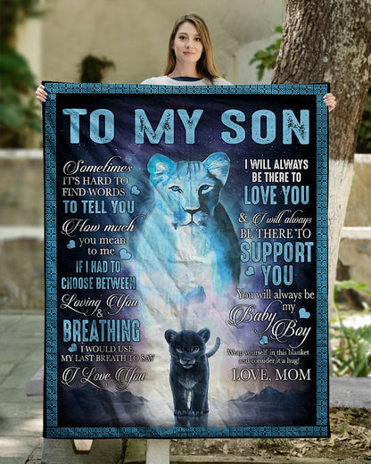 Perfect Gift For Son - from mom blanket (SKUB06-84)
