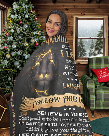 Special Gift For Your Granddaughter Blanket - From Grandma (SKUB09-41)