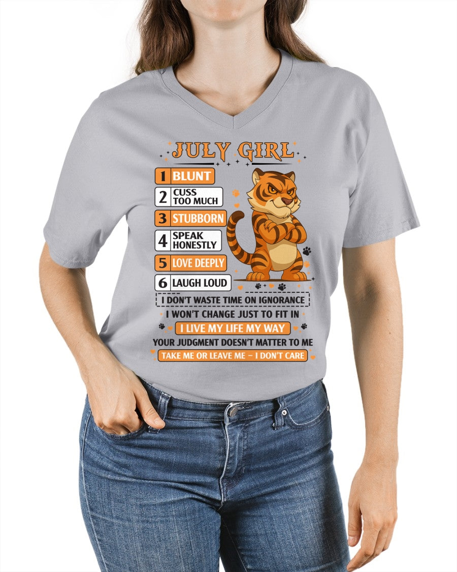 "I AM A JULY GIRL" - Birthday Gift For July Girls - FMA KATE07 (SKU2602-219-07)