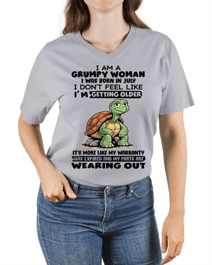 KATE07 - Funny Grumpy Woman Shirt Born in July – Birthday Gift Idea - FMA (SKU2602-178-07)