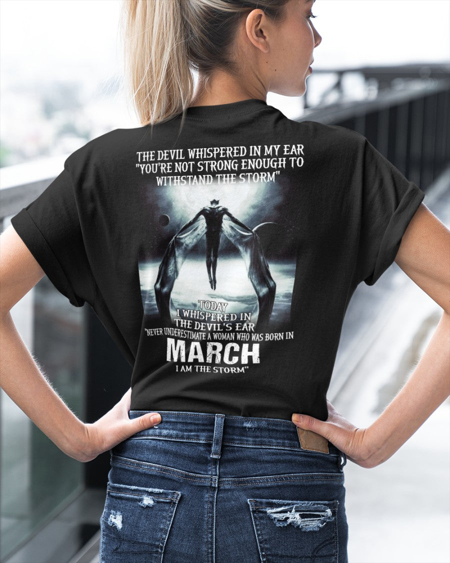 MARCH - NEVER UNDERESTIUNDER A WOMAN - I AM THE STORM-FMA -(SKU-CHAUU-03)