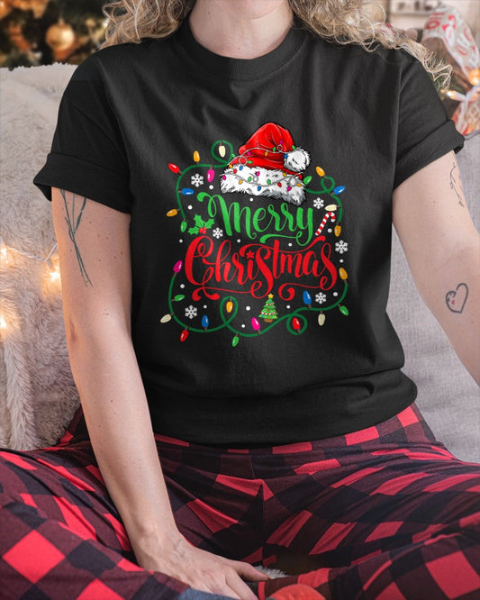 Merry Christmas Family Funny Christmas Women Xmas T-Shirt (SKU-MRCM-16) FMA