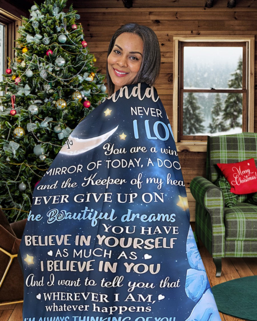 Special Gift For Your Granddaughter Blanket - From Grandma (SKU-CHAU-B20) FULL