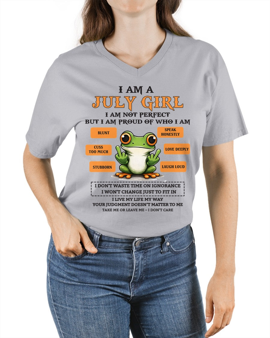 "I AM A JULY GIRL" - Birthday Gift For July Girls - FMA KATE07 (SKU2602-189-07)