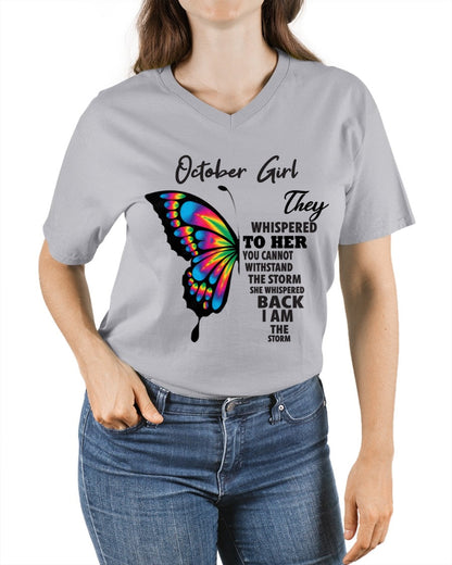 OCTOBER GIRL, THEY WHISPERED TO HER YOU CANNOT WITHSTAND THE STORM SHE WHISPERED BACK I AM THE STORM – KATE10 fma ( SKU26T-01297-10)