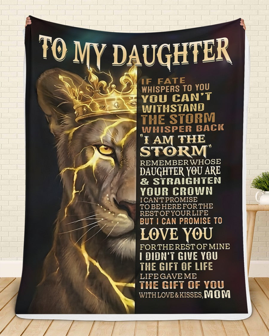 Special Gift For Your Daughter Blanket - From Mom (SKUB12-304)
