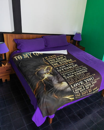 Special Gift For Your Grandson Blanket - From Grandma (SKUB12-308)