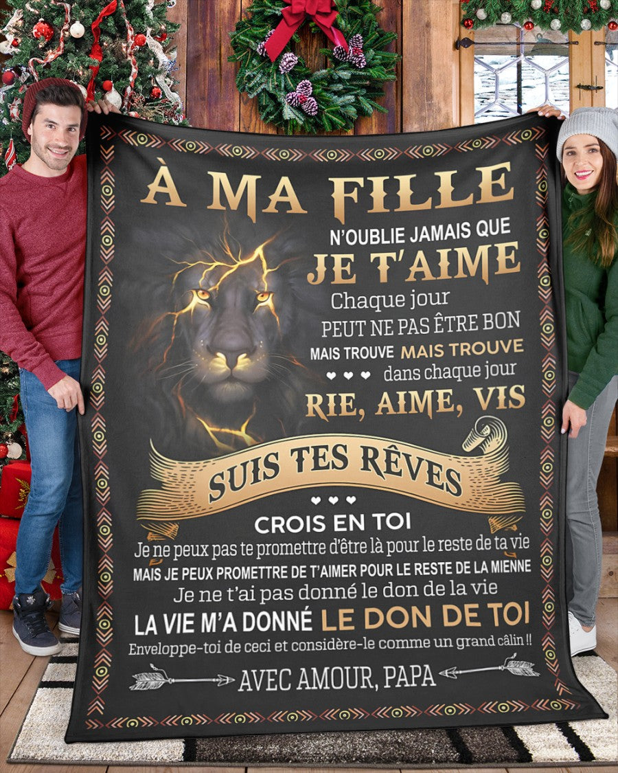 Cadeau Spécial Pour Ta Fille Couverture - De Papa (SKUB09-91)