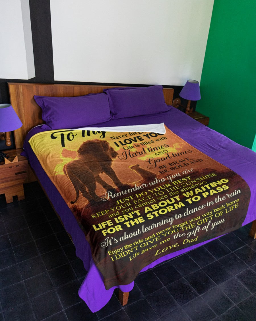 Special Gift For Your Son Blanket - From Dad (SKUB11-69)