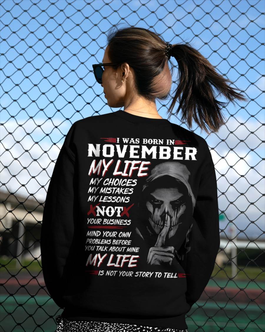 I WAS BORN IN NOVEMBER - FMA (SKU08-36-11)