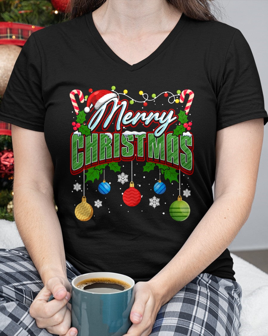 Merry Christmas Matching Family Merry Christmas Xmas T-Shirt (SKU-MRCM-21) FMA