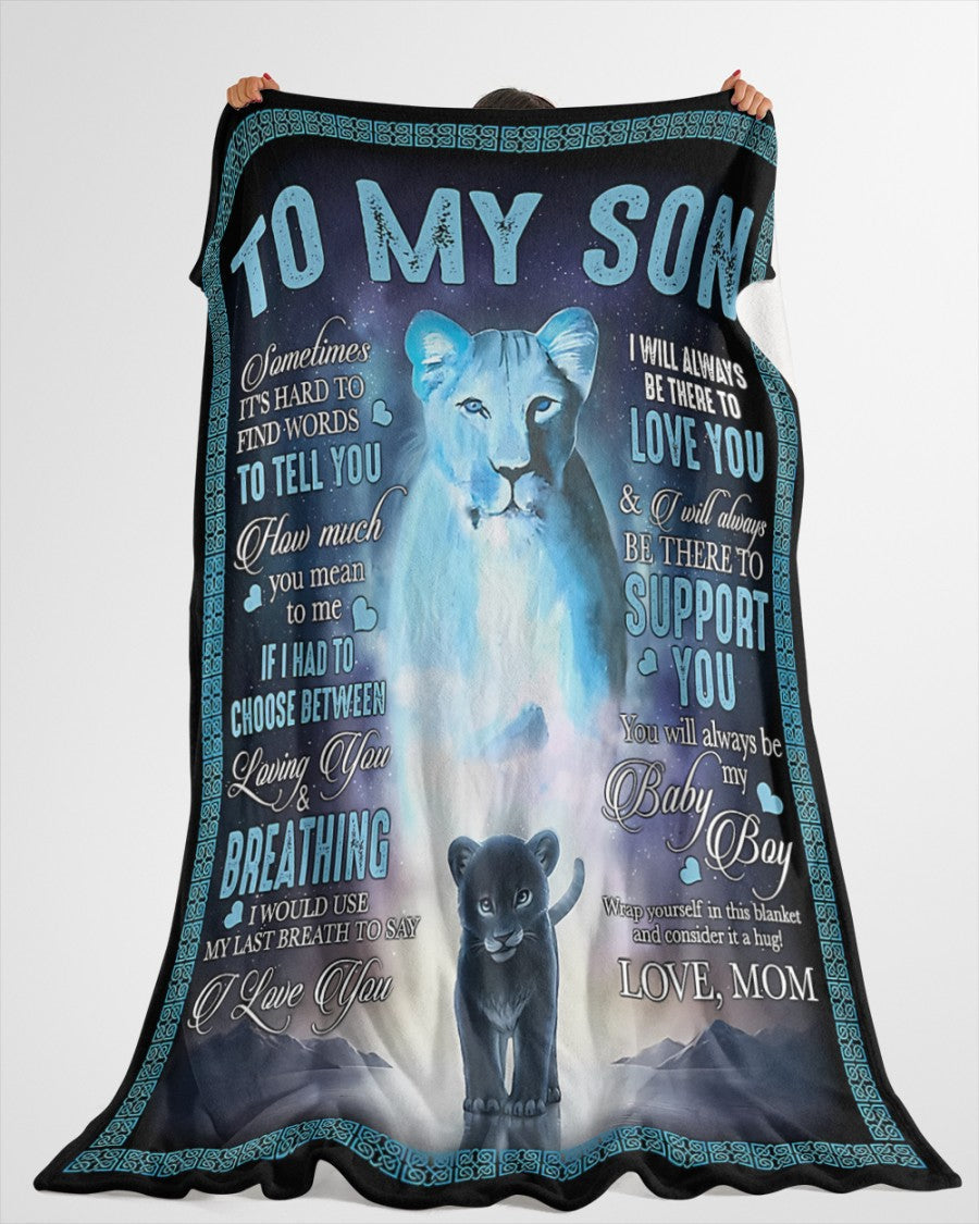 Special Gift For Your Son Blanket - From Mom (SKUB06-84) FULL