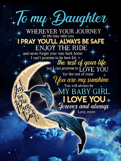 Special Gift For Your Daughter Blanket - From Mom