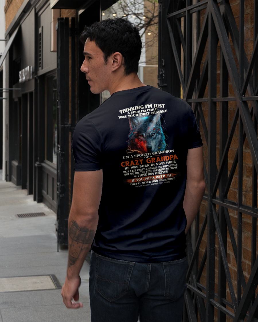 NOVEMBER - SPOILED GRANDSON - GIFT FROM GRANDPA - KATE11 (SKU26T-01-43-11)