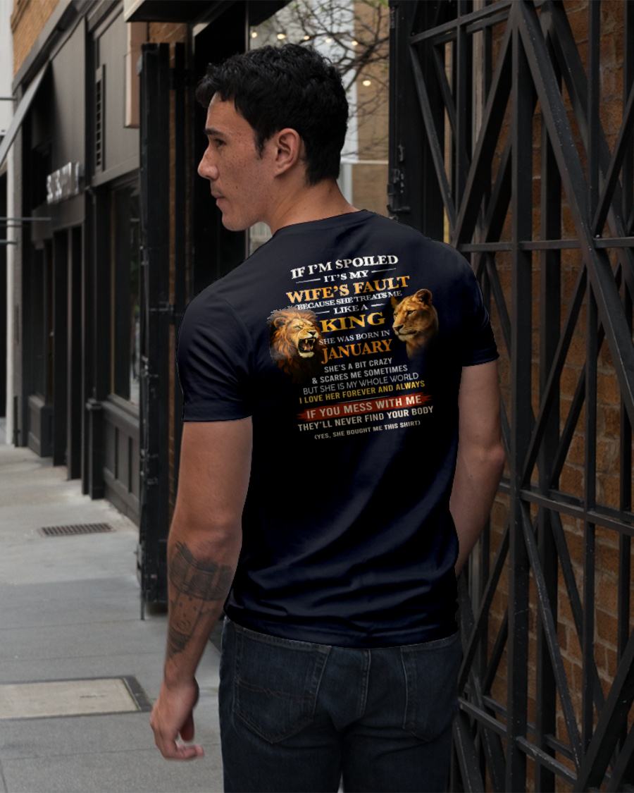 JANUARY - SPOILED HUSBAND - GIFT FROM WIFE - KATE01 (SKU26T-01-60-01)