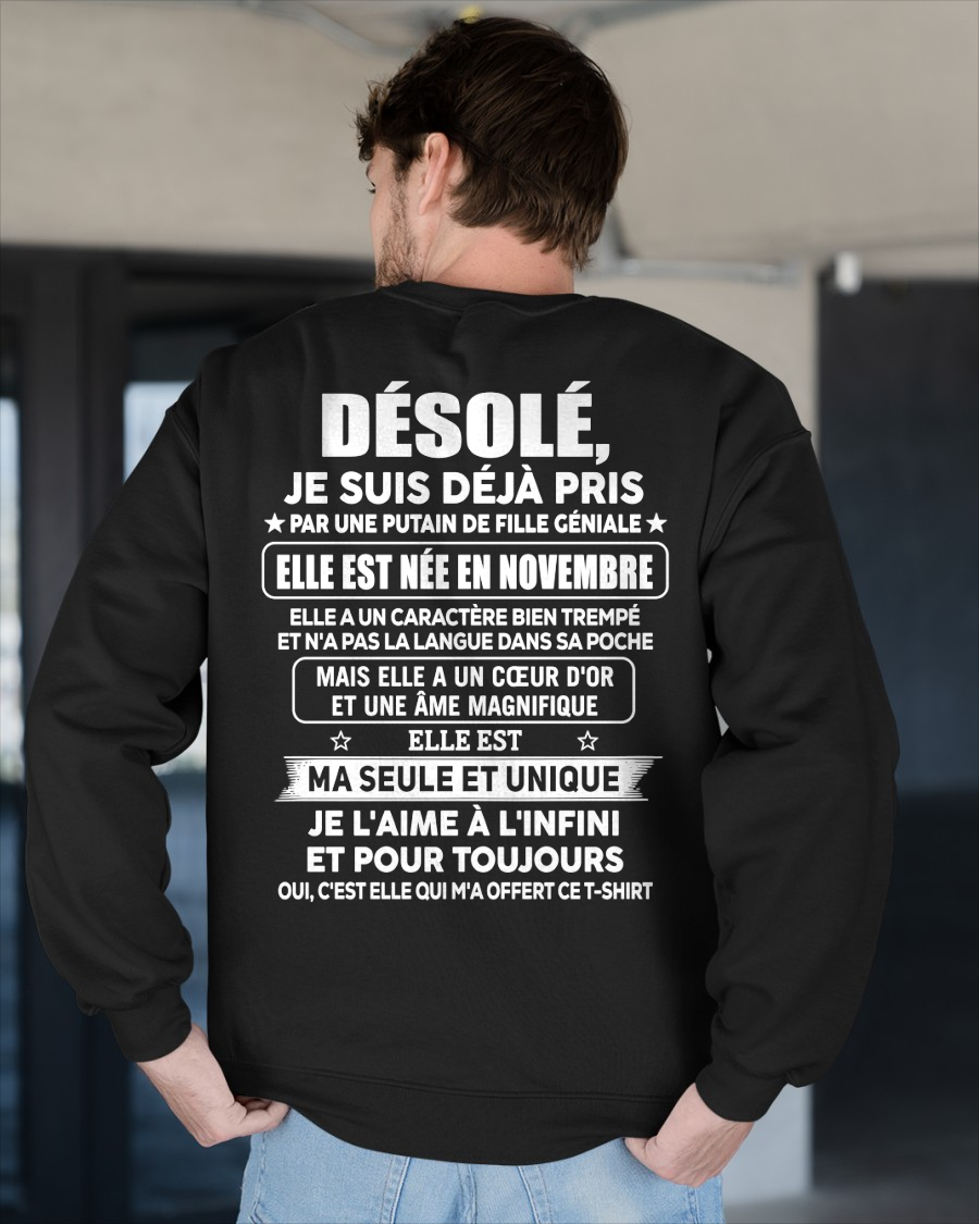 NOVEMBRE - PETITE AMIE GÉNIALE - CADEAU PARFAIT POUR VOTRE HOMME - (SKU2606-153-11)