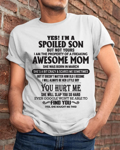 March - Gift for Son From Mom - KATE03 ( SKU-MS01-03)