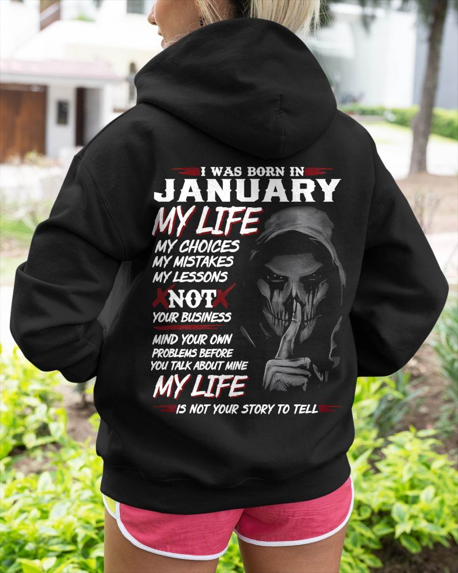 I WAS BORN IN JANUARY- FMA (SKU08-36-01)