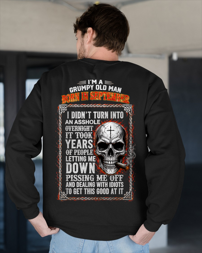 SEPTEMBER MAN SHIRT - Grumpy Old Man Born In September - Funny Gift For Yourself - KATE09 (SKU2608-437-09)