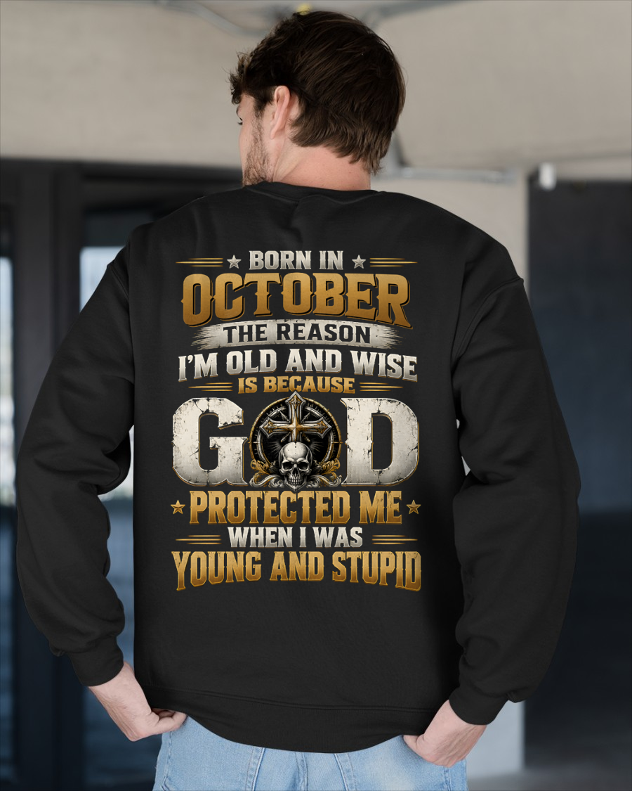 OCTOBER - Born In October, Old & Wise - Gift For Men - KATE10 (SKU2609-334-10)