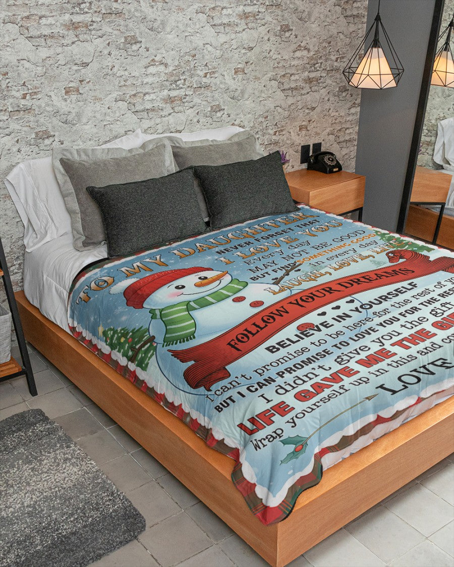 BLANKET FOR DAUGHTER FROM DAD – XMAS GIFT - FULL (SKUB11-19)