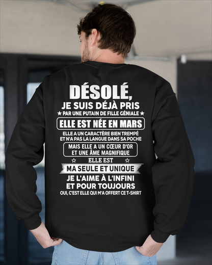 MARS - PETITE AMIE GÉNIALE - CADEAU PARFAIT POUR VOTRE HOMME - (SKU2606-153-03)