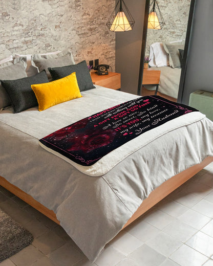 To My Gorgeous Wife – In My Life You Are the Sun That Never Fades, the Moon That Never Wanes, a Gift From God, My Love, My Treasure – From Husband to Wife Anniversary, Valentine’s Day & Wedding Gift Blanket (SKU2602-37)