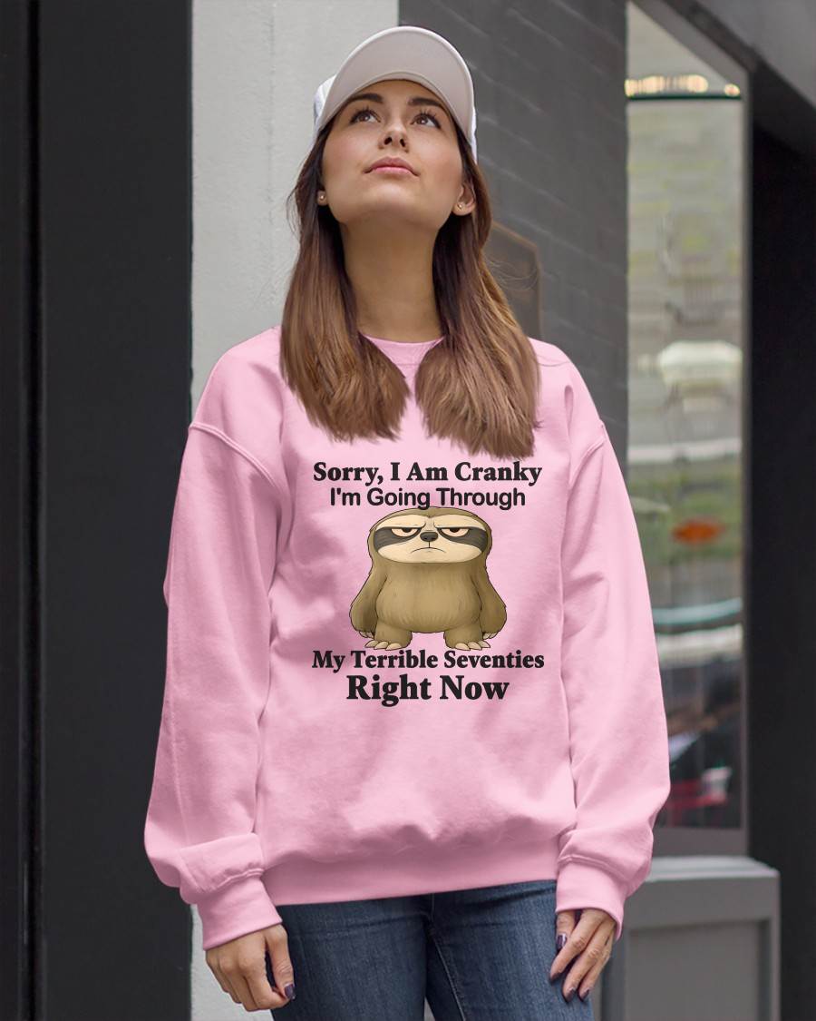 SORRY I AM CRANKY - BIRTHDAY SHIRT FOR WOMEN - KATE00 (SKU12-226)