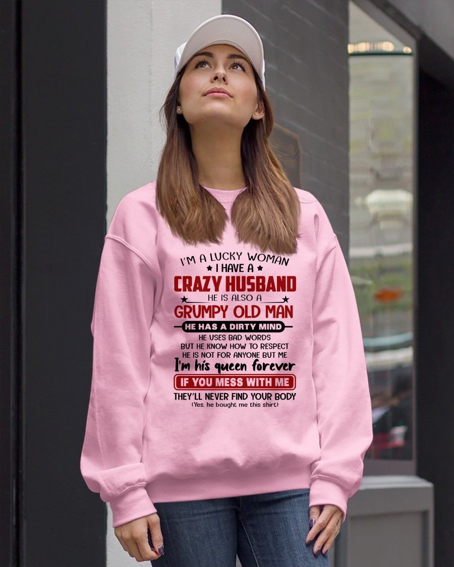 TO MY WIFE - I'M A LUCKY WOMAN - GIFT FROM HUSBAND - KATE00 (SKU12-282-00)