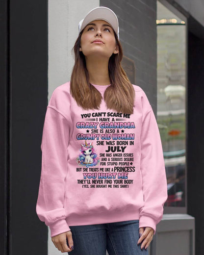 JULY - YOU CAN'T SCARE ME - GIFT FROM GRANDMA - KATE07 (SKU09-106-07)