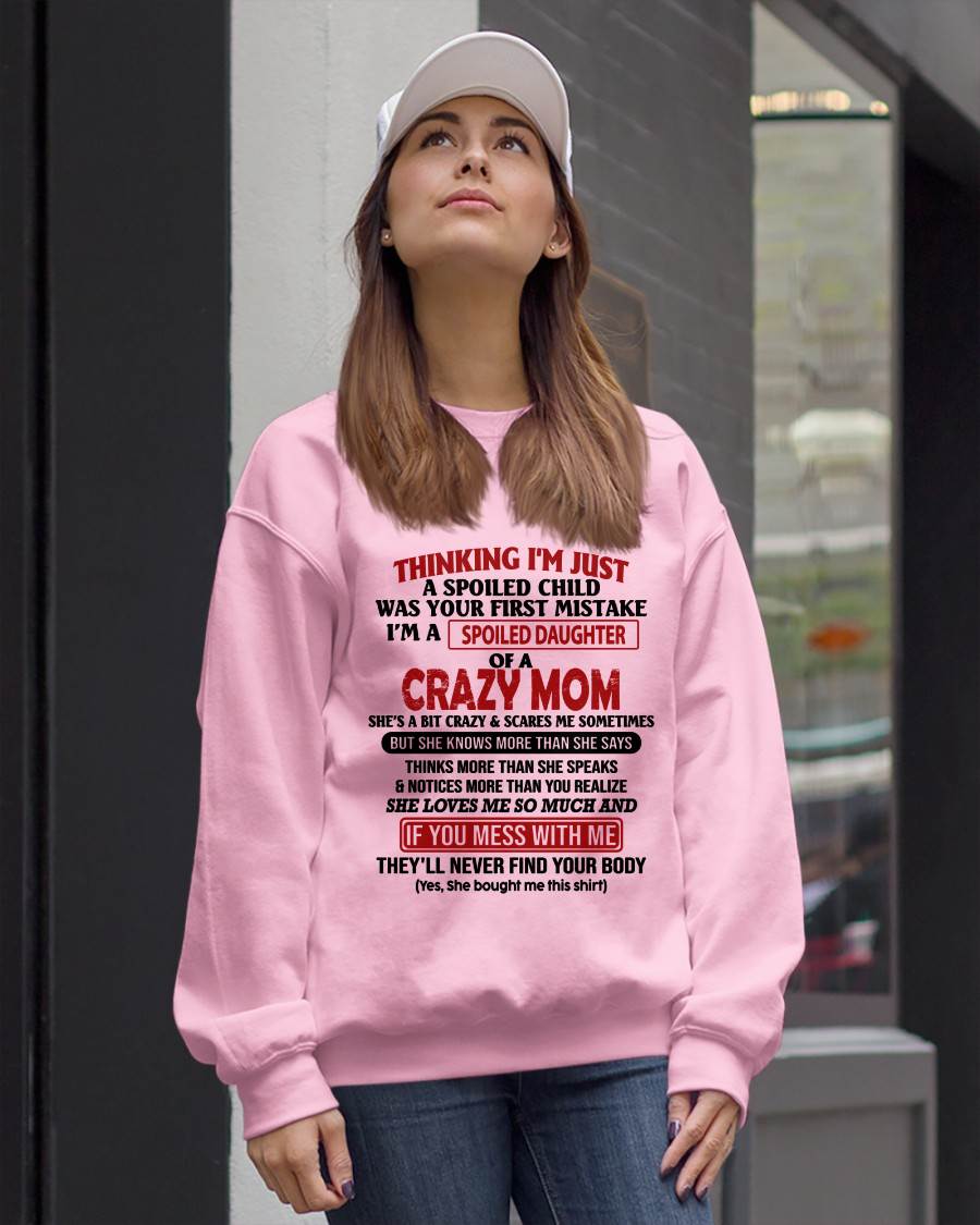 I'M A SPOILED DAUGHTER - GIFT FROM MOM - KATE00 (SKU-CM-00)