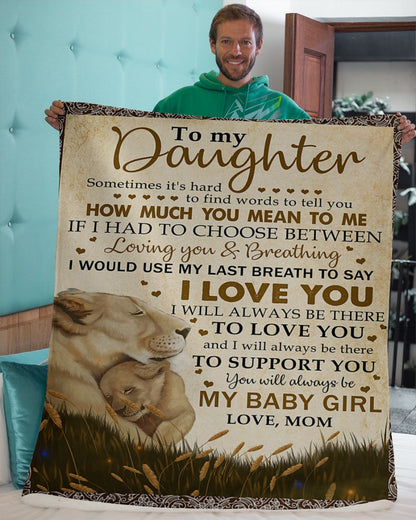 Special blanket for Daughter - From Mom blanket