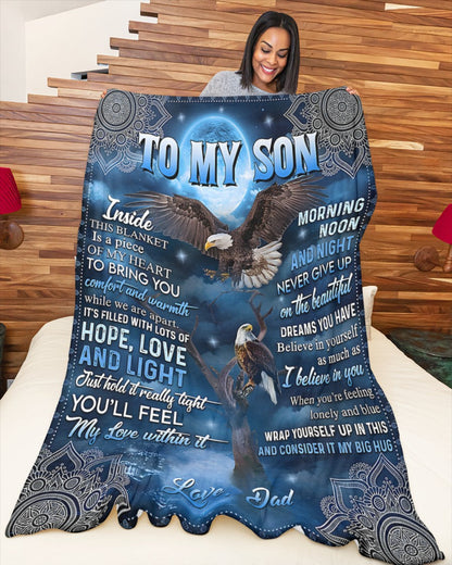 Special Gift For Your Son Blanket - From Dad (SKUB11-109)