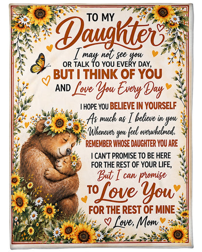 BLANKET - FROM DAD TO DAUGHTER - I LOVE YOU MY DAUGHTER (SKU2609-203)