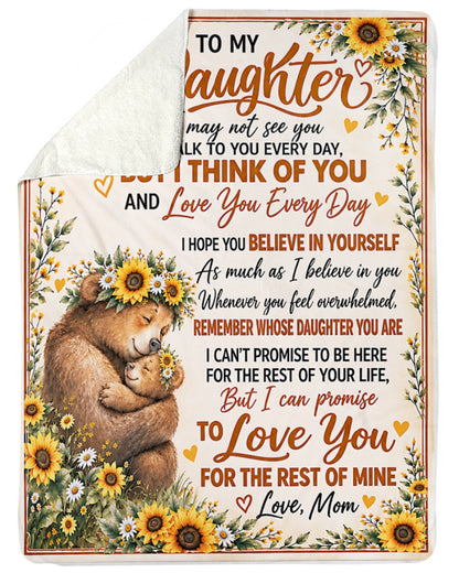 BLANKET - FROM DAD TO DAUGHTER - I LOVE YOU MY DAUGHTER (SKU2609-203)