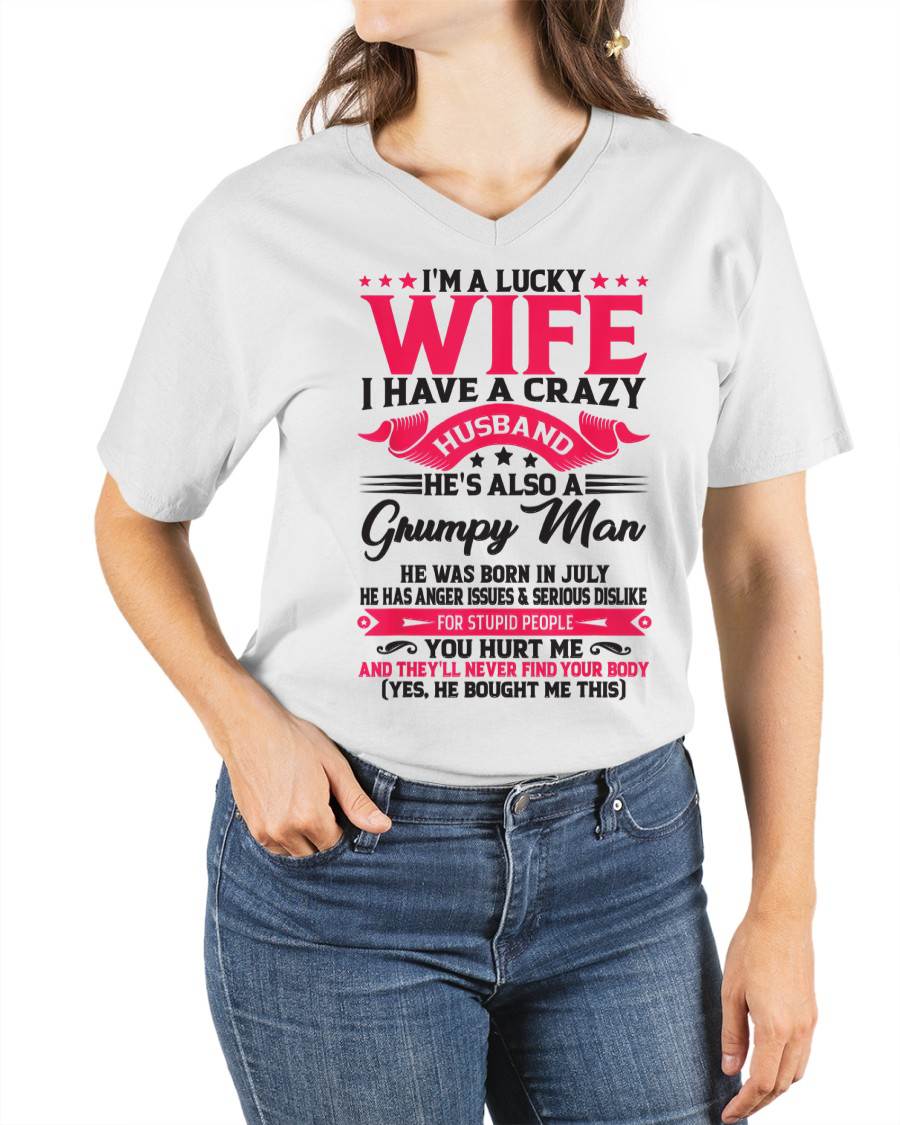 JULY - TO MY WIFE - I'M A LUCKY WIFE - GIFT FROM HUSBAND - KATE07 (SKU10-136-07)