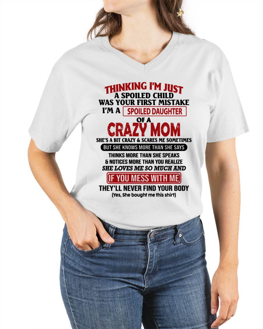 I'M A SPOILED DAUGHTER - GIFT FROM MOM - KATE00 (SKU-CM-00)