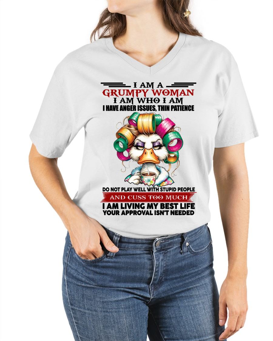 GRUMPY WOMAN - BIRTHDAY SHIRT FOR WOMEN - KATE00 (SKU26T-01-22-00)