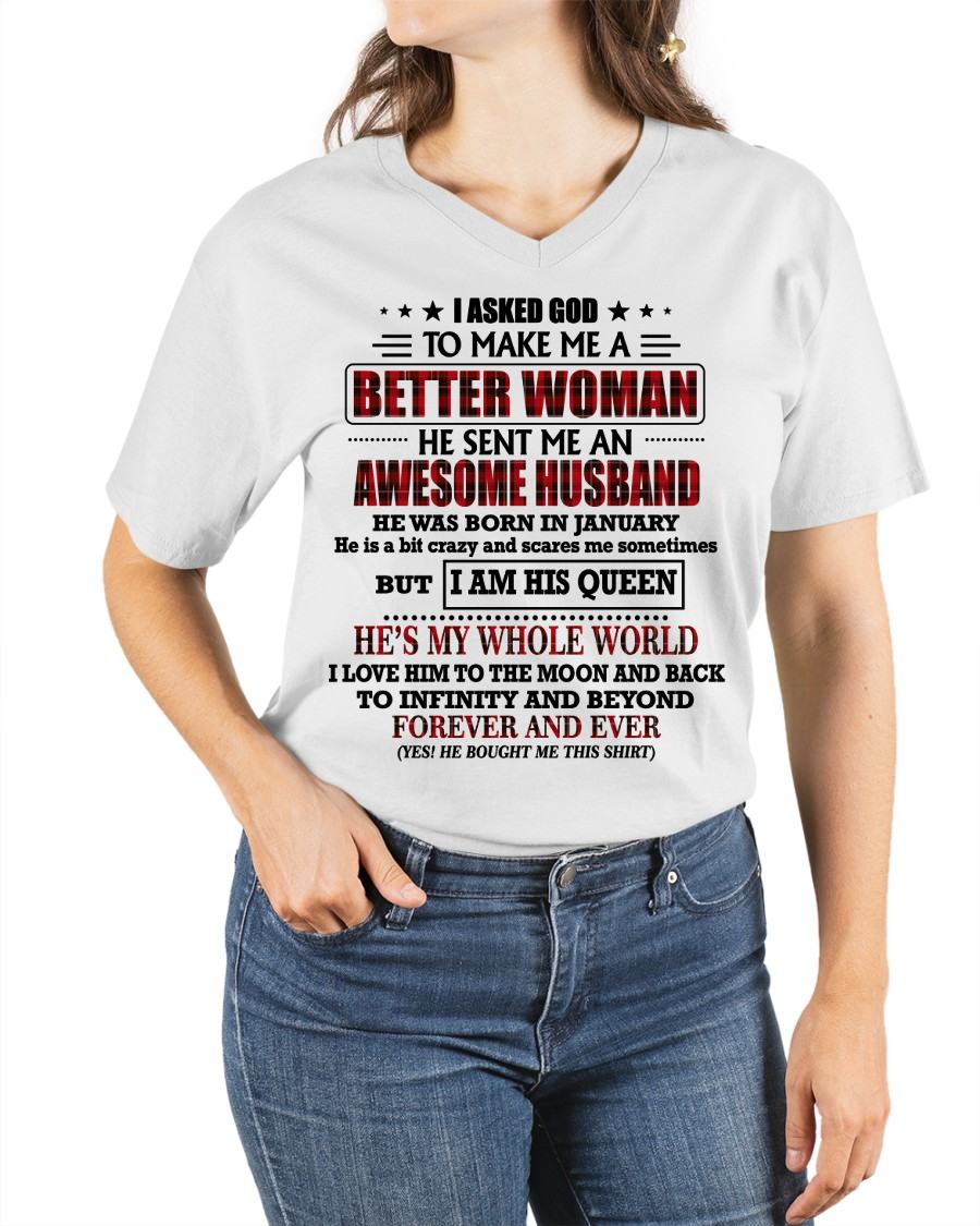 JANUARY - GOD SENT ME AN AWESOME HUSBAND - GIFT FROM HUSBAND - KATE01 (SKU12-321-01)