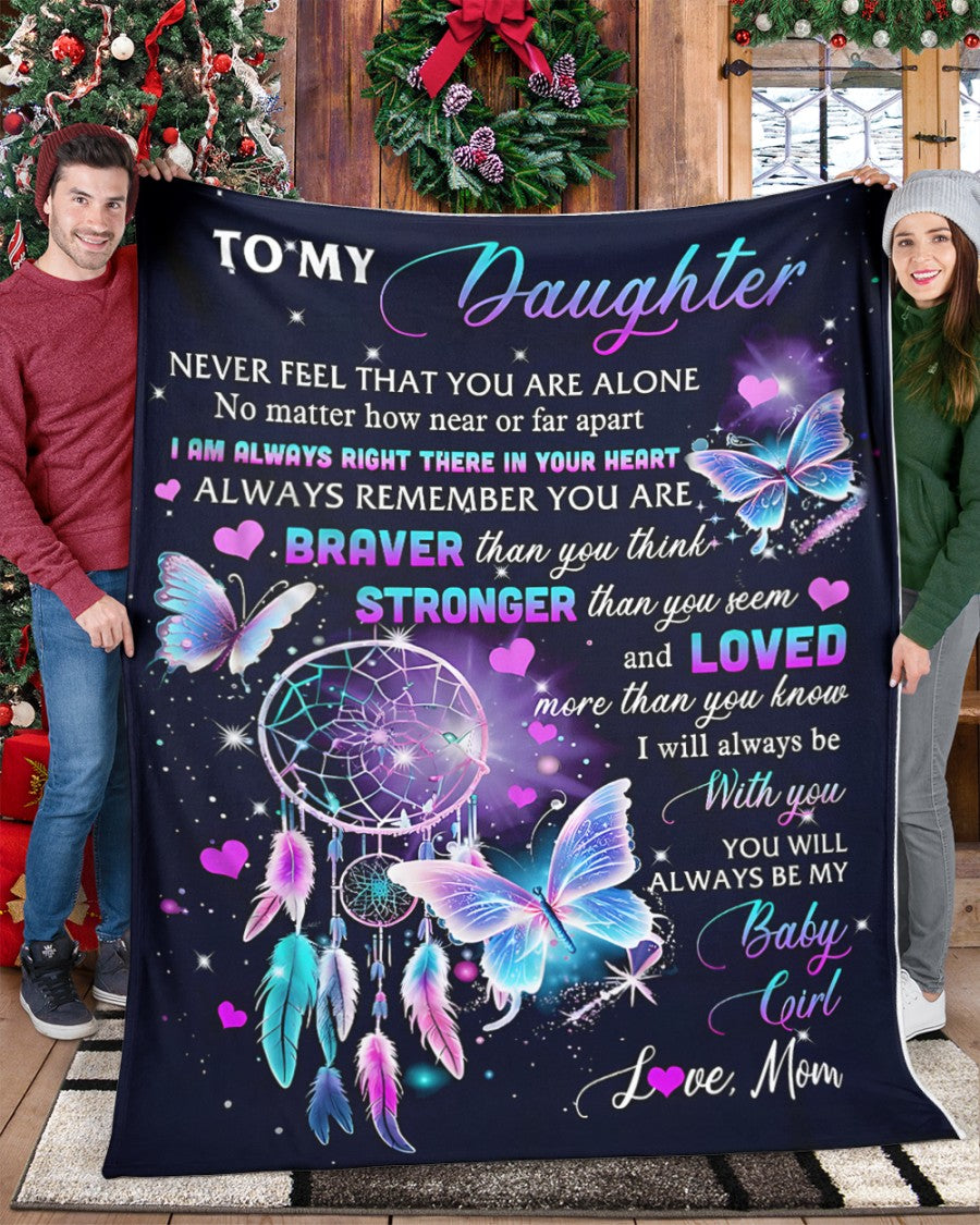 Special Gift For Your Daughter Blanket - From Mom (SKUB12-181)