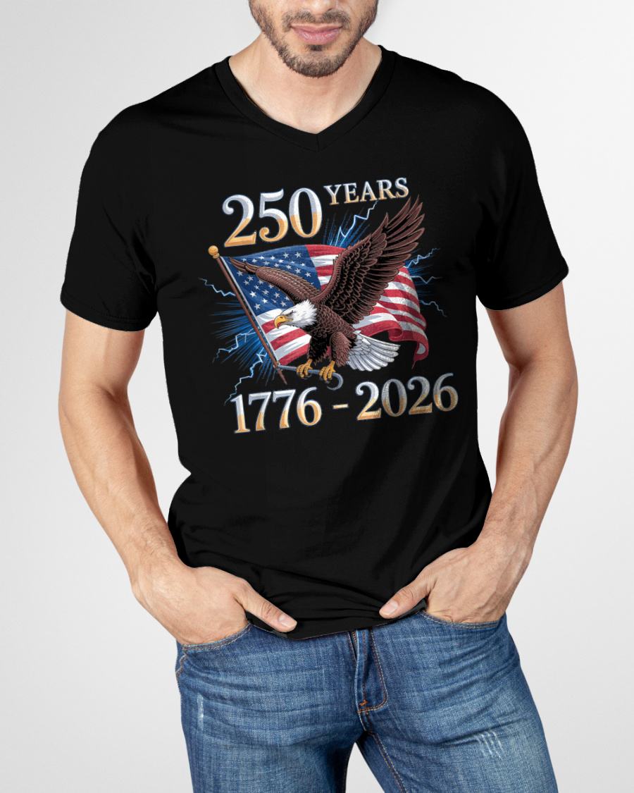 U.S 250th BIRTHDAY T-SHIRT - US250 (SKU26T-0185)