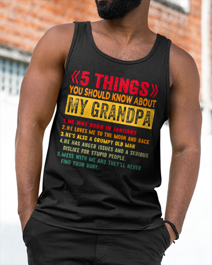 JANUARY - GRUMPY GRANDPA - PERFECT GIFT FOR YOUR GRANDCHILD - SKU2606-36-01