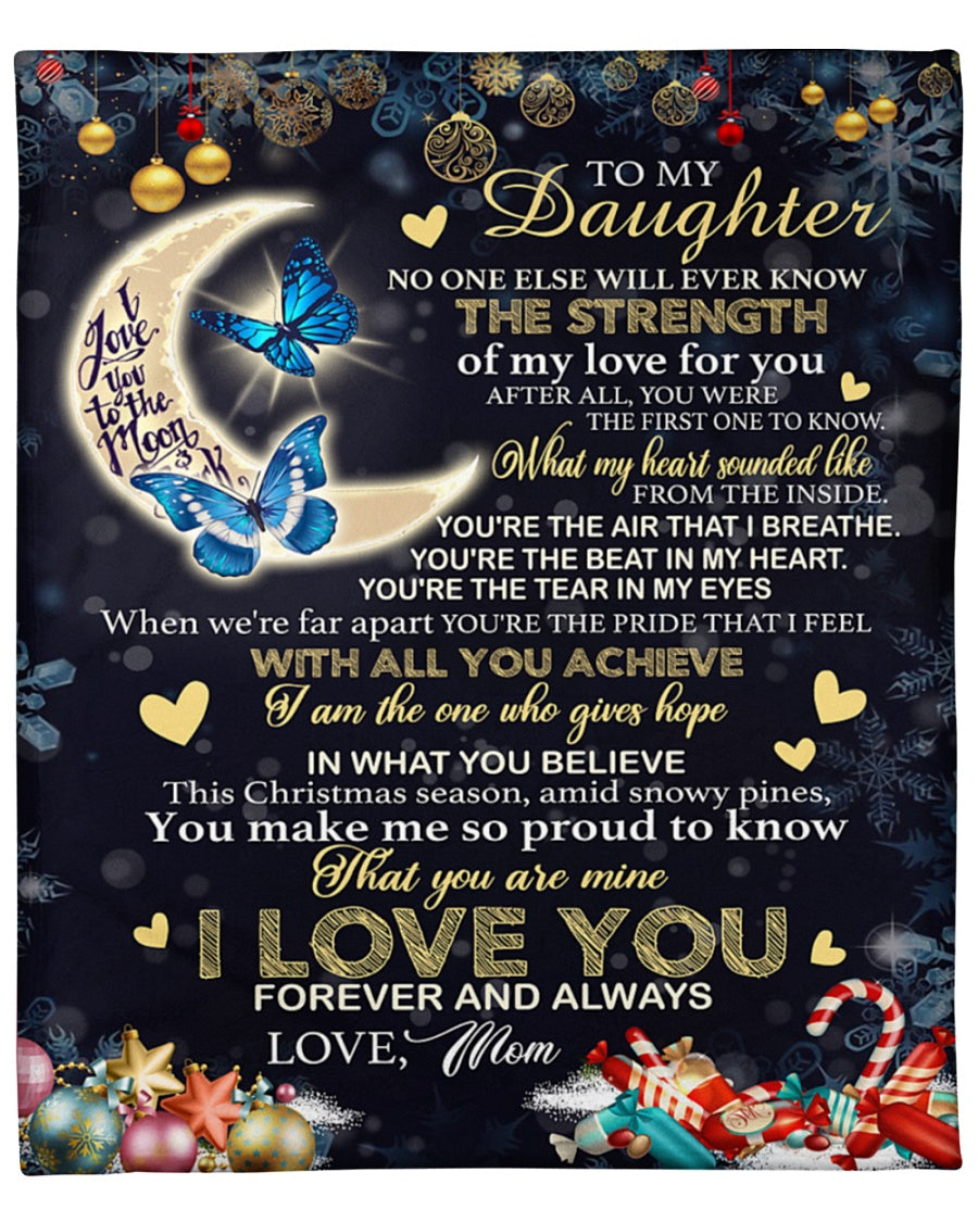 Special gift for your daughter Blanket -  from mom