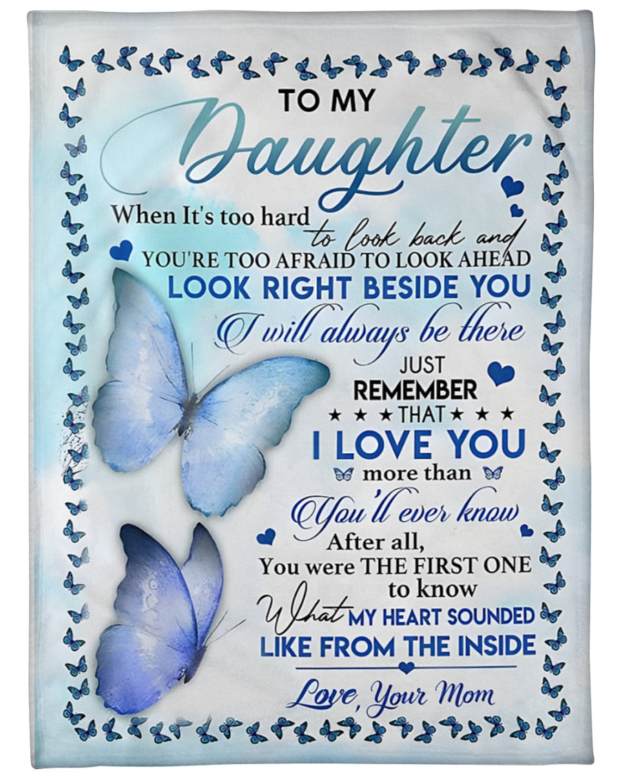 Special Gift For Your Daughter Blanket - From Mom (SKUB12-213)