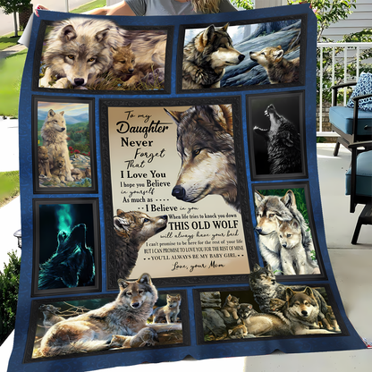 Special Gift For Your Daughter Blanket - From Mom