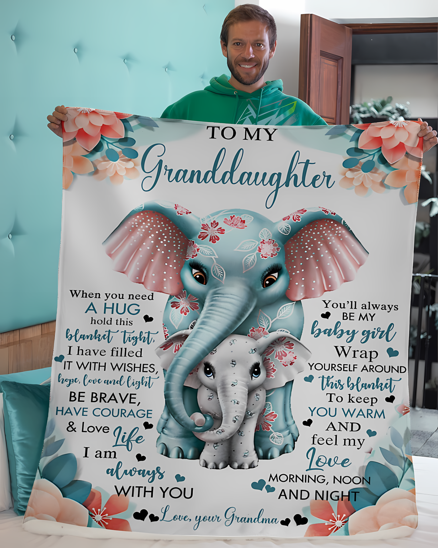 Special Gift For Your Granddaughter Blanket - From Grandma