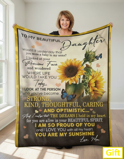 Special Gift For Your Daughter Blanket - From Mom